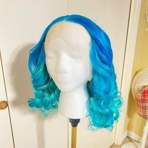 Preplucked Ocean colored 18 inches human hair